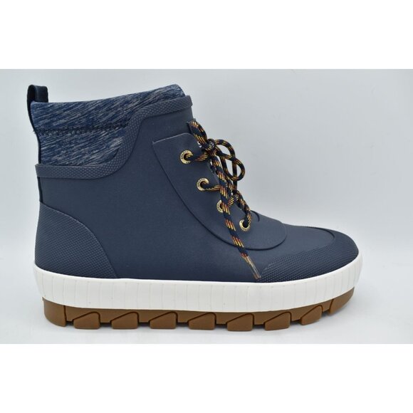 Sperry Womens Size 8 Torrent Blue Waterproof Rubber Boots Shoes - Picture 6 of 12
